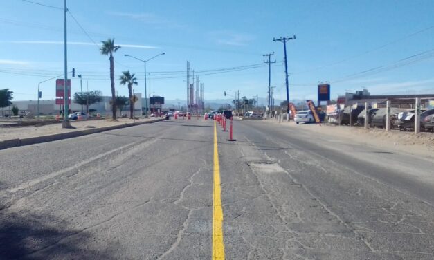 SE MANTIENE OBRA DE MODERNIZACIÓN DEL ACCESO MEXICALI-TIJUANA