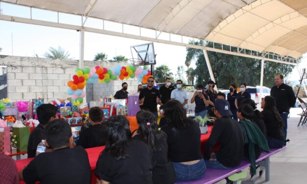 LLEVÓ BREG ALEGRÍA Y REGALOS A LOS NIÑOS DE CASA HOGAR BETESDA