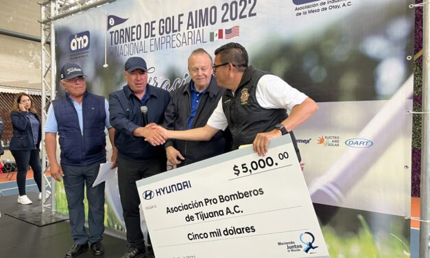 CELEBRÓ AIMO CON ÉXITO TORNEO EMPRESARIAL DE GOLF EN APOYO A BOMBEROS