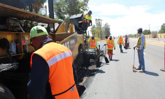 REALIZA SICT TRABAJOS DE CONSERVACIÓN EN LA CARRETERA MEXICALI- SAN FELIPE