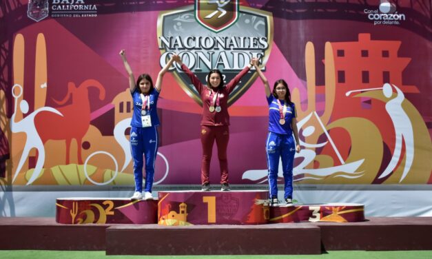 CIERRA CON «BROCHE DE ORO» BC SU PARTICIPACIÓN EN TIRO DEPORTIVO DE LOS NACIONALES CONADE