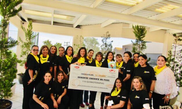 DONARON DAMAS CMIC RECURSOS PARA 100 QUIMIOS A NIÑOS DE FUNDACIÓN CASTRO LIMÓN