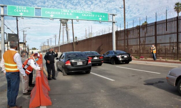 REFORZARÁN OPERATIVOS DE SEGURIDAD EN GARITA CENTRO DE MEXICALI