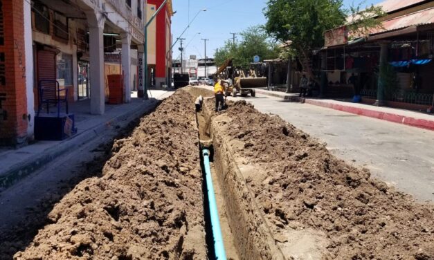 CONTINÚAN LOS TRABAJOS EN LA CALLE AZUETA DE MEXICALI: SIDURT