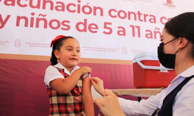 SE APLICAN MÁS DE 51 MIL VACUNAS A MENORES DE 5 A 11 AÑOS EN BC