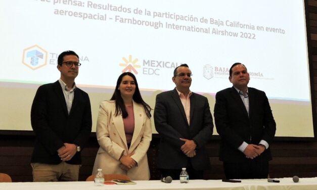 GENERÓ BC PROSPECTOS DE INVERSIÓN AEROESPACIAL EN FARNBOROUGH EN REINO UNIDO