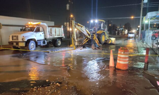 ATIENDE CESPM FUGA DE AGUA EN LA COLONIA PROHOGAR