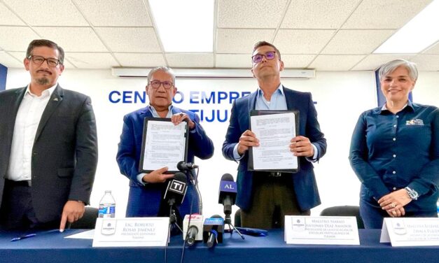 FIRMARON COPARMEX TJ Y ADEPT CONVENIO PARA IMPULSAR PROFESIONALIZACIÓN