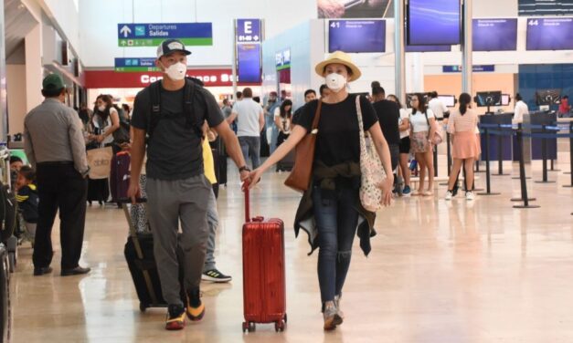 AUMENTARON 3.3% INGRESOS EN MÉXICO POR TURISTAS DE VÍA AÉREA
