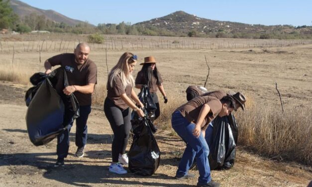 PARTICIPARON 150 EMPRESAS EN LIMPIEZA DEL VALLE DE GUADALUPE