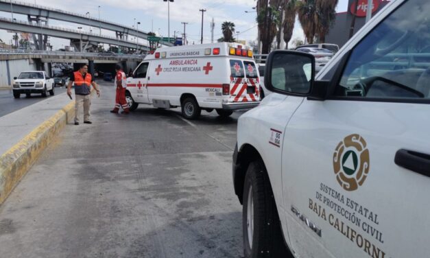 ATIENDE PROTECCIÓN CIVIL AFECTACIONES POR TORMENTA ELÉCTRICA EN MEXICALI