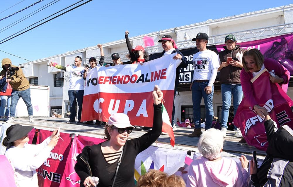 COMIENZA LA MARCHA EN DEFENSA DEL INE EN MEXICALI