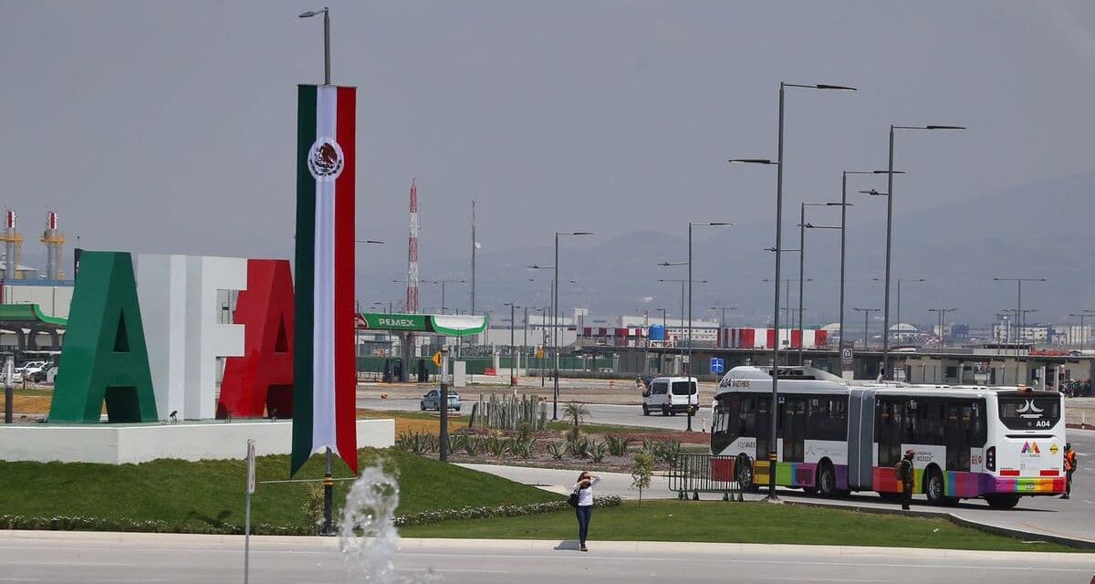BUSCA AMLO AUMENTO DE FLUJO DE AEROLÍNEAS NACIONALES EN AIFA