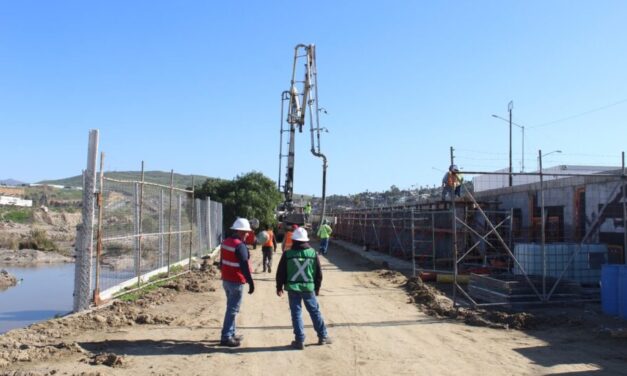 AVANZA SIDURT EN LA CONSTRUCCIÓN DEL NUEVO PUENTE LOS OLIVOS EN EL MUNICIPIO DE TIJUANA