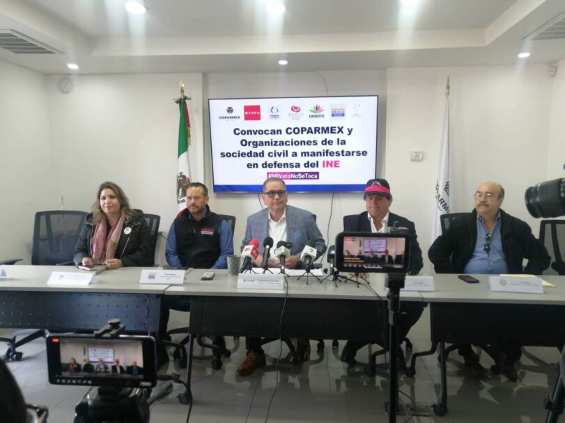 CONVOCAN A MANIFESTARSE EN DEFENSA DEL INE