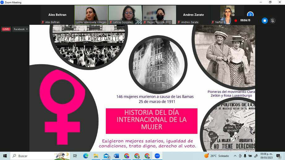 NACIÓ DE LA INTOLERANCIA A LA INJUSTICIA EL DÍA INTERNACIONAL DE LA MUJER