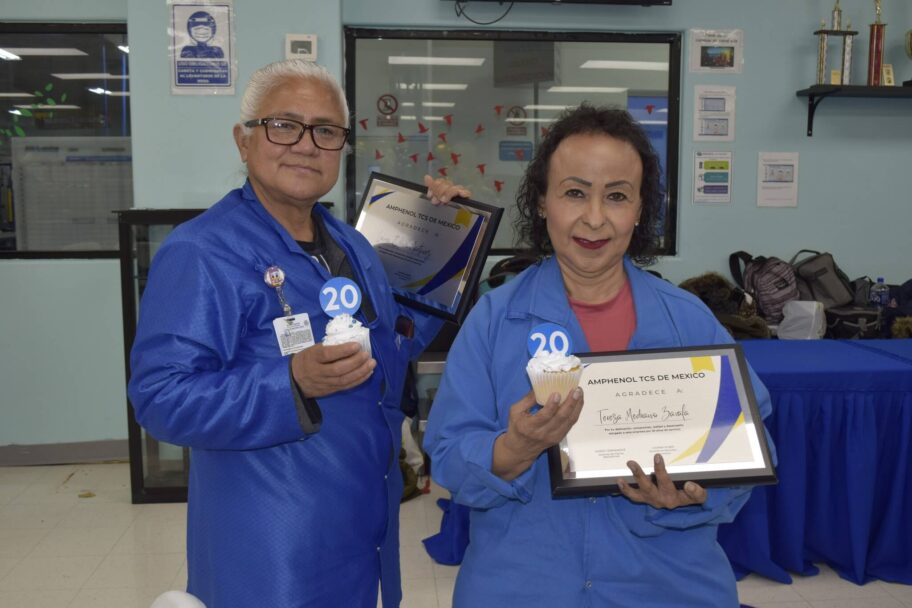 RECONOCE AMPHENOL LA LEALTAD DE SUS COLABORADORES