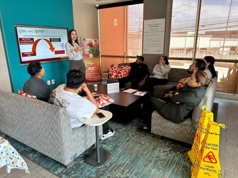 CAPACITA COEPRIS A HOTELES DE TIJUANA PARA LA PREVENCIÓN DE RIESGOS SANITARIOS 
