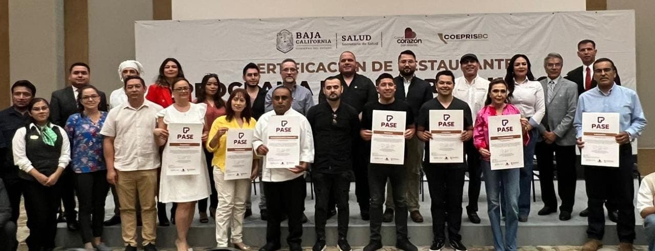 ENTREGÓ COEPRIS BC CERTIFICACIÓN DEL PROGRAMA DE AUTORREGULACIÓN EN ENSENADA