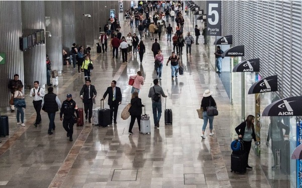 AUMENTÓ TRÁFICO INTERNACIONAL DE PASAJEROS DESDE Y HACIA MÉXICO