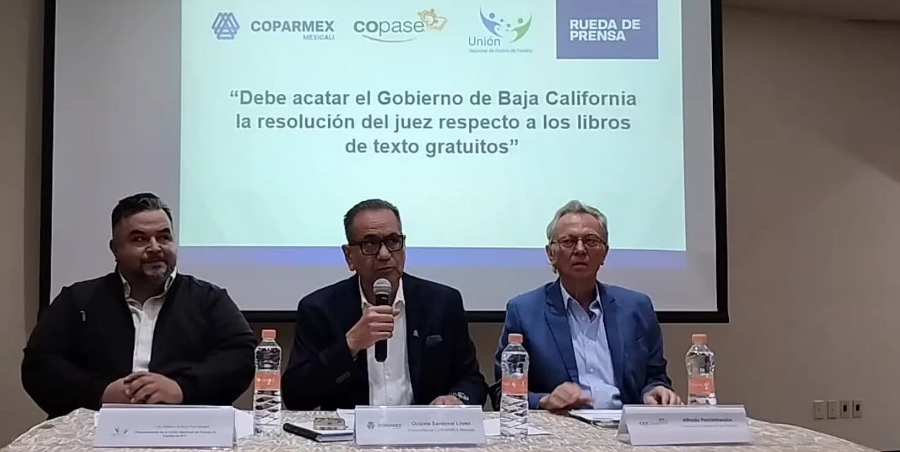 DEBE ACATAR GOBIERNO DE BC LA RESOLUCIÓN SOBRE LOS LIBROS DE TEXTO GRATUITOS
