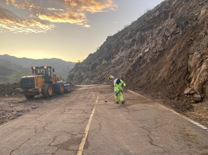 SE RESTABLECEIÓ UN 85% LA MOVILIDAD EN CARRETERAS FEDERALES DE BC
