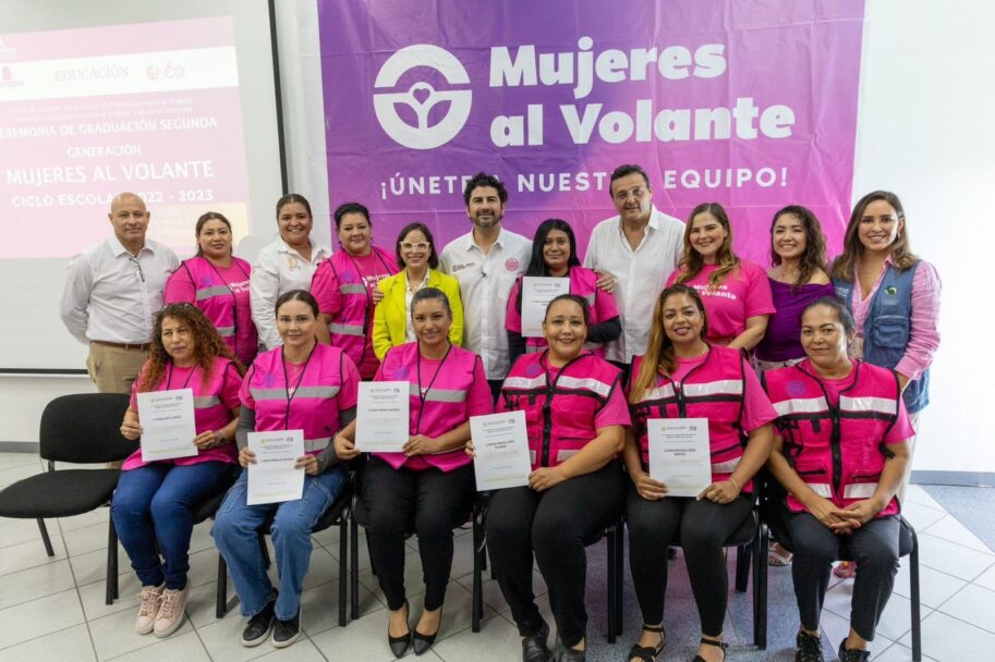 EGRESÓ SEGUNDA GENERACIÓN DE ‘MUJERES AL VOLANTE’