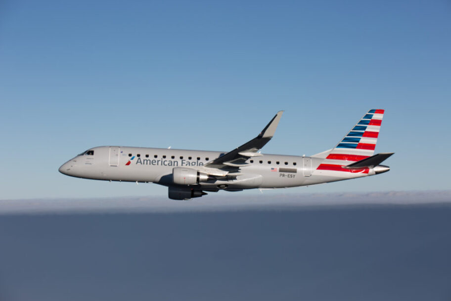 Adquiere American Airlines cuatro aviones Embraer E175