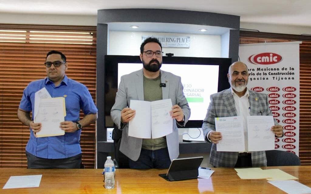 Colaborarán CCE Tecate y CMIC en infraestructura de la ciudad