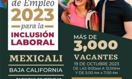 Ofertará STPS BC 3 mil vacantes para jóvenes en Mexicali