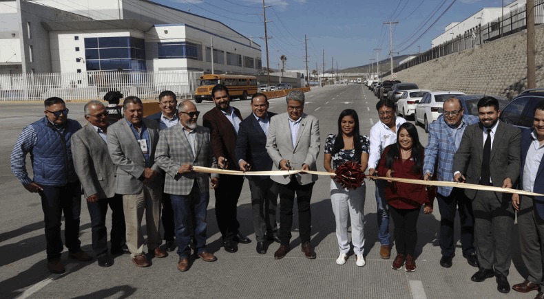 Reconoció AIMO obras municipales en la zona industrial de Otay