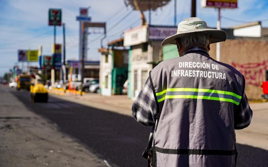 Lleva avance del 75% la rehabilitación de calzada Cortez en Ensenada