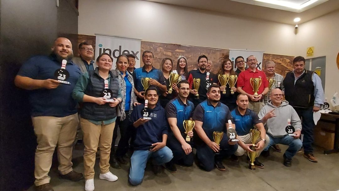 Premió INDEX Mexicali a ganadores de su “23 Torneo de Boliche”