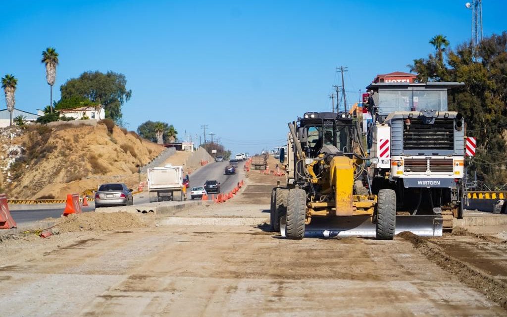 Registra avance del 92% modernización del tramo carretero Chapultepec-Maneadero