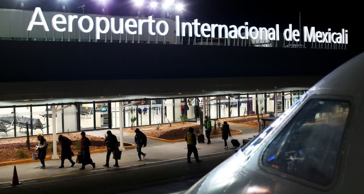 Tendrá aeropuerto de Mexicali suspensiones parciales de vuelos