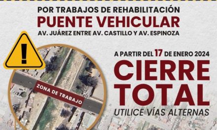 Iniciaron obras en el puente de la Avenida Juárez en Ensenada