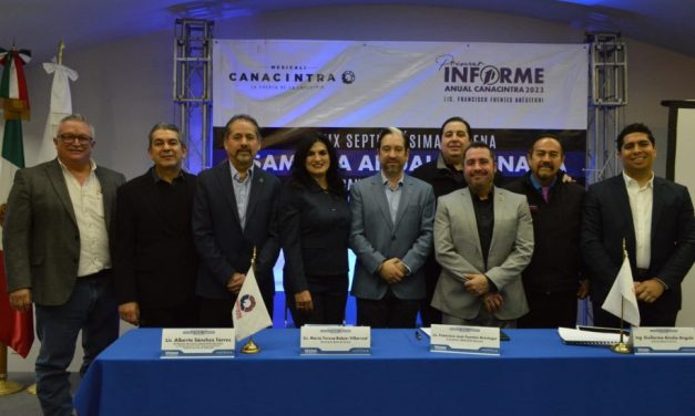 Reeligieron a Francisco Fuentes Aréstegui como presidente de CANACINTRA Mexicali