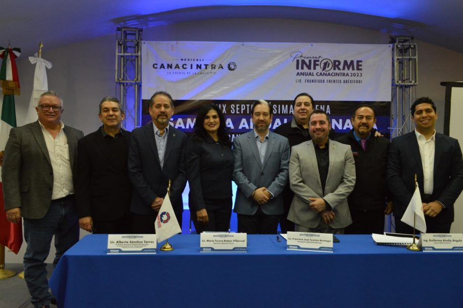 Reeligieron a Francisco Fuentes Aréstegui como presidente de CANACINTRA Mexicali