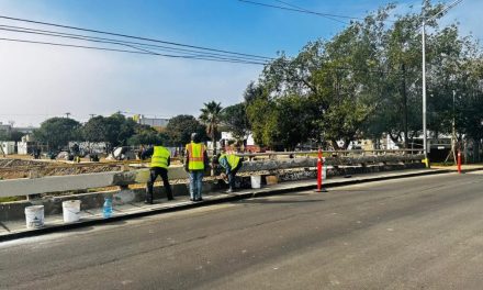 Reportan avance del 90% rehabilitación de puente de la calle 9na en Ensenada
