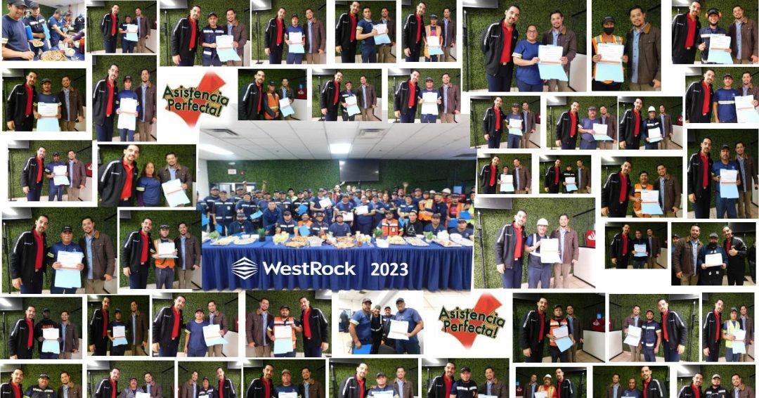 Reconoció West Rock al personal con asistencia perfecta en 2023