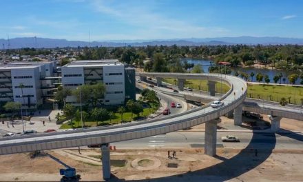 Dieron apertura al Distribuidor Vial Eje Central en Mexicali