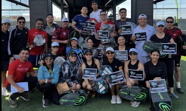 Fue un éxito deportivo el 2do Torneo de Padel de INDEX Mexicali