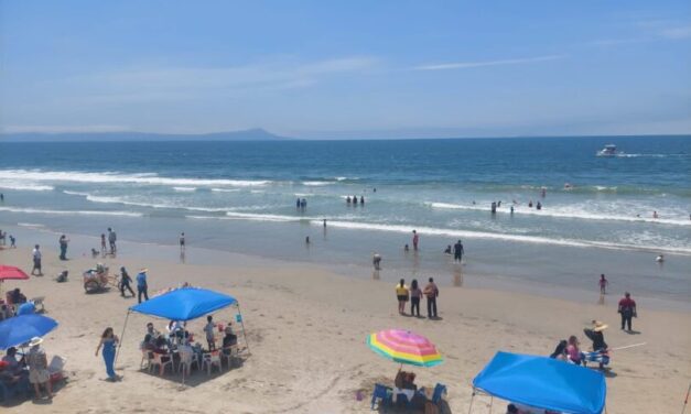 Aumentó afluencia a playas de Ensenada