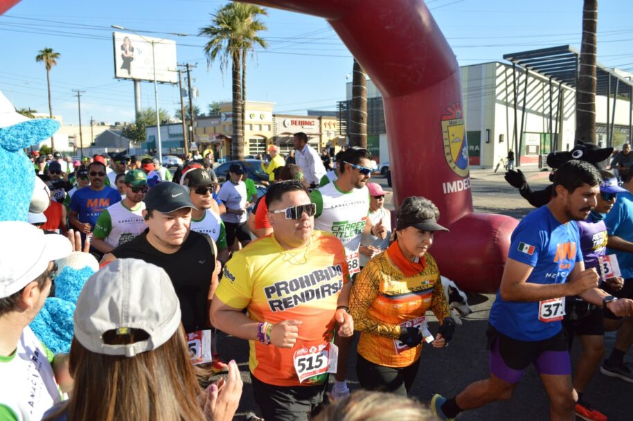 Convocó a más de 600 competidores la Carrera de CANACINTRA Mexicali