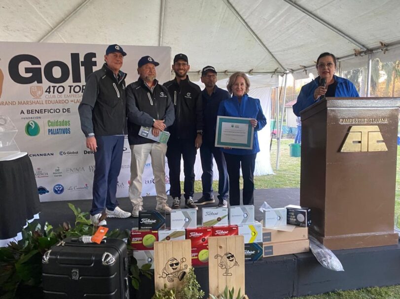 Realizaron Empresarios de BC Torneo de Golf a beneficio de Cuidados Paliativos