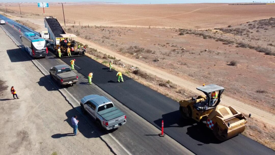 Avanzó 40% red carretera de BC en trabajos de conservación