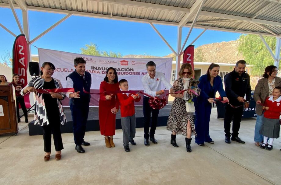 Inauguró Fundación Distribuidores Nissan escuela no.116 en Tecate