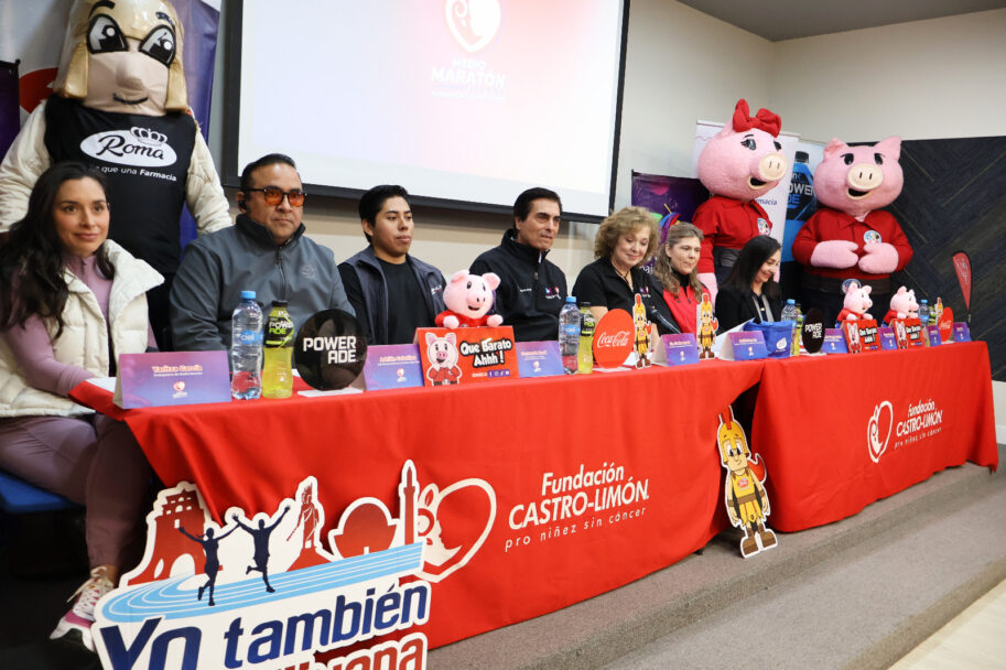 Presenta Fundación Castro-Limón 1er Medio Maratón en apoyo a niños con cáncer