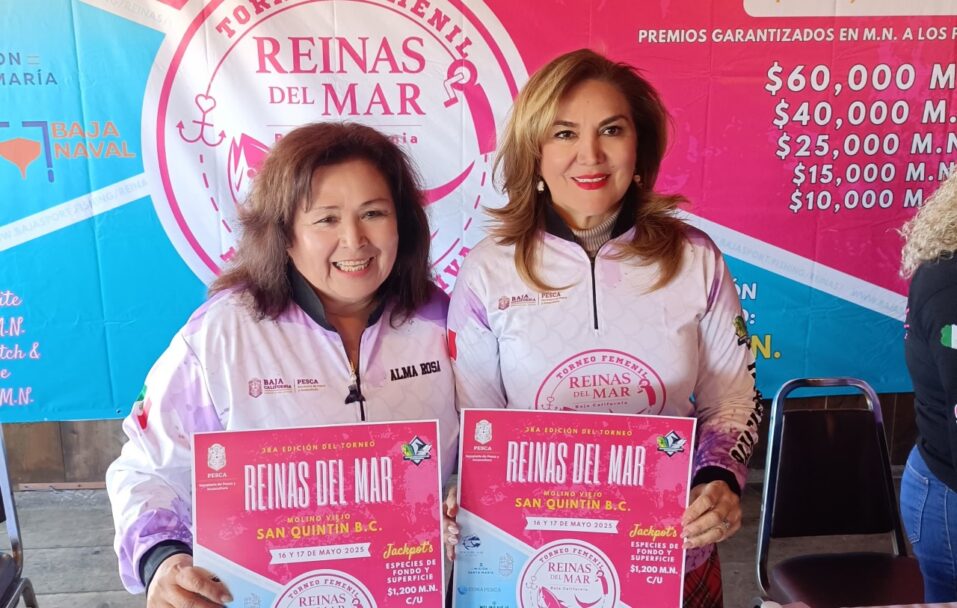 Será en San Quintín el torneo femenil de pesca deportiva Reinas del Mar 2025