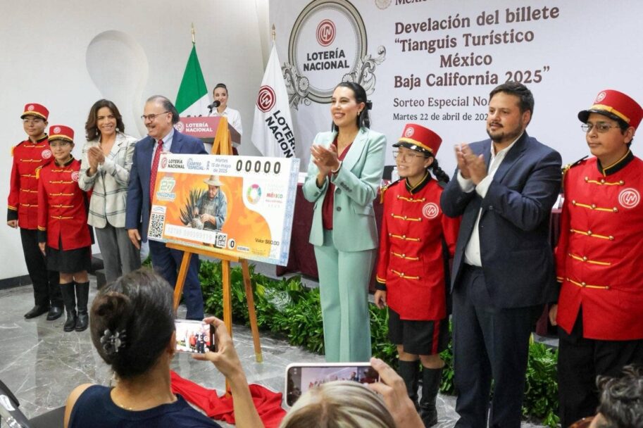 Difunde Lotería el Tianguis Turístico BC con billete conmemorativo